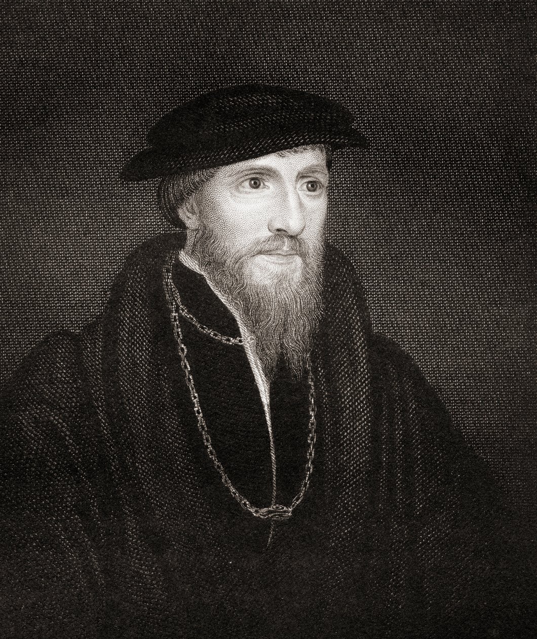 Portrait de Sir Anthony Denny (1501-49) des Portraits britanniques de Lodge, 1823 - English School