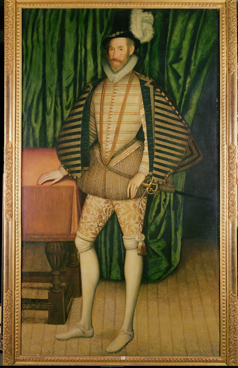 Portrait de Sir Jerome Bowes (d.1616), ambassadeur auprès du Tsar de Russie, 1583 - English School