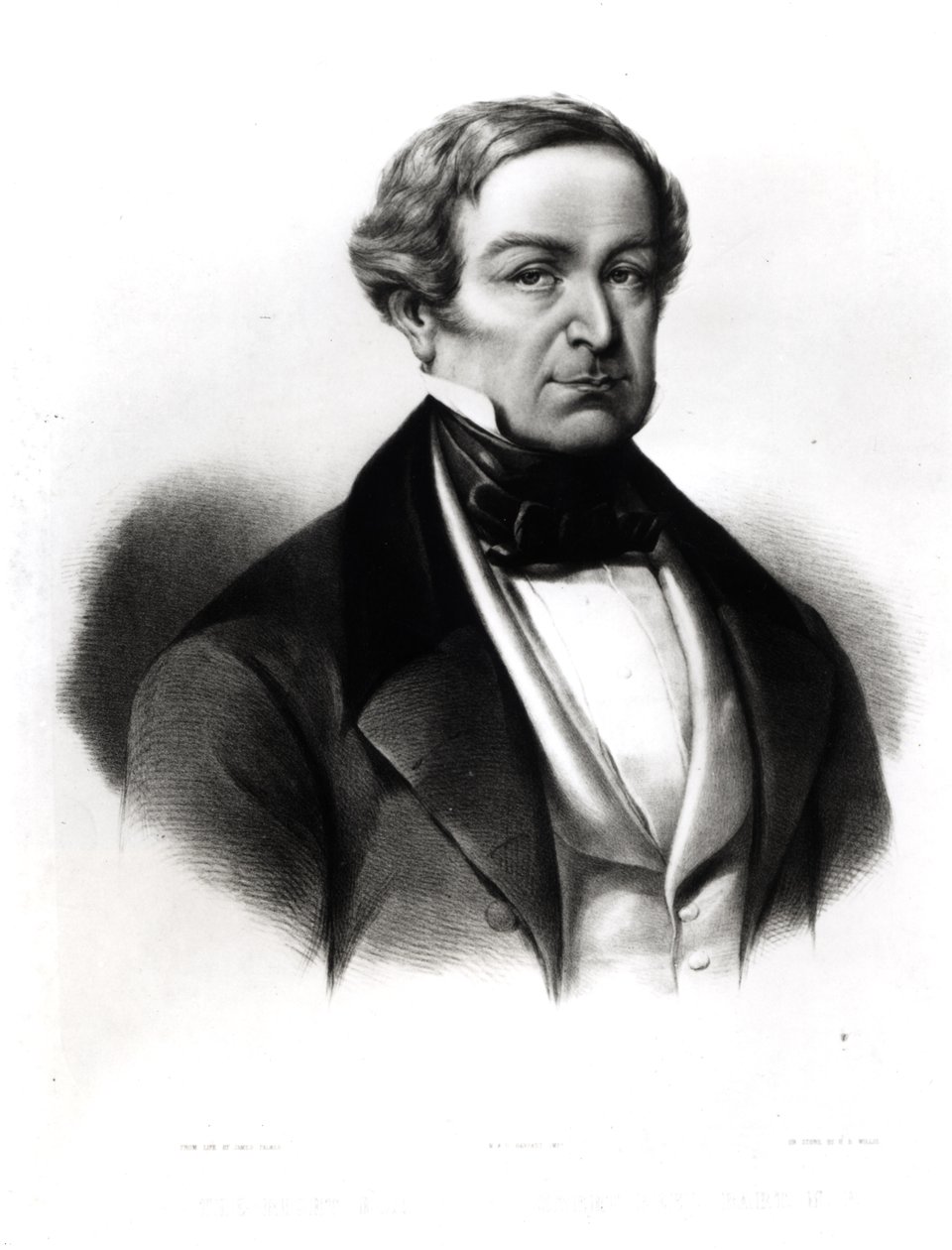 Portrait de Sir Robert Peel (1788-1850), gravé par Henry Brittan Willis (1810-84) - English School