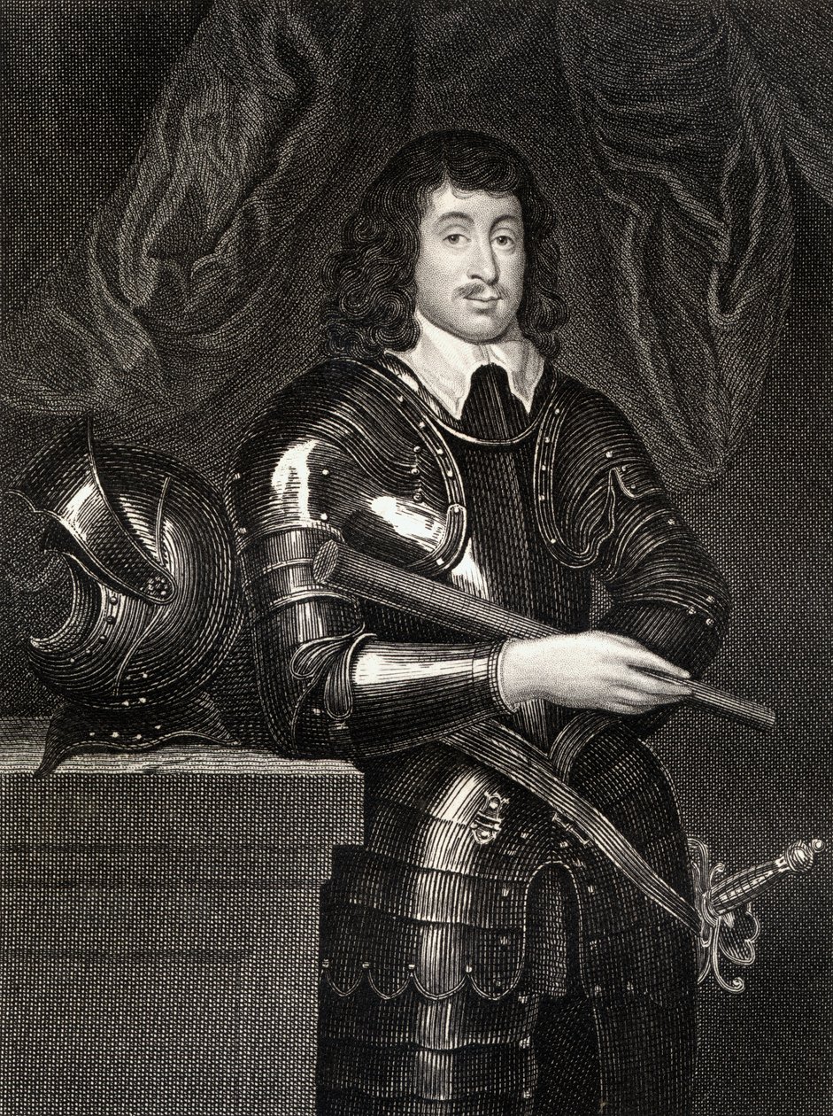 Portrait de Spencer Compton (1601-43) 2e Comte de Northampton, des Portraits britanniques de Lodge, 1823 - English School