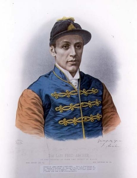 Portrait de Fred Archer - English School