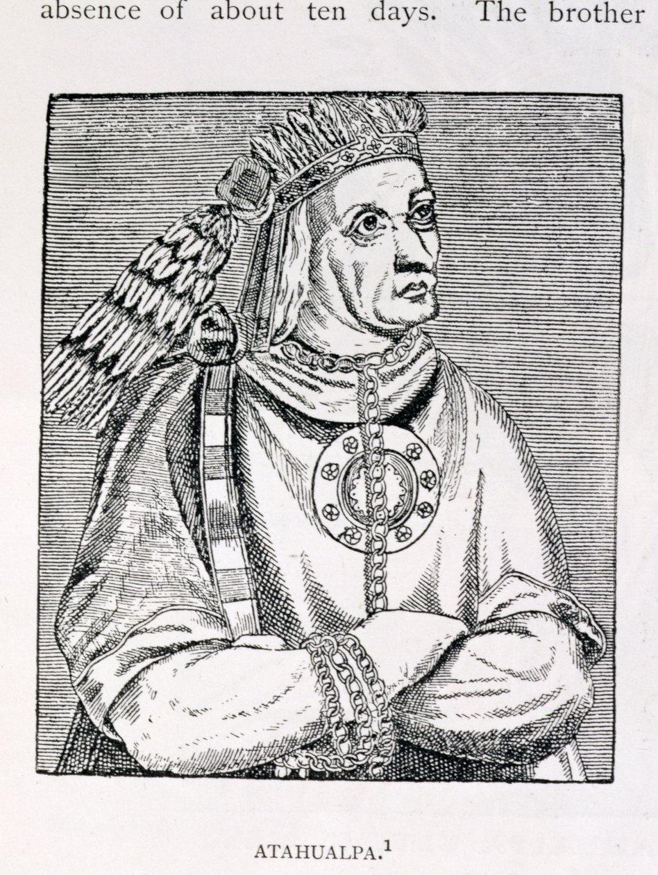 Portrait du dernier chef inca, Atahualpa, de 