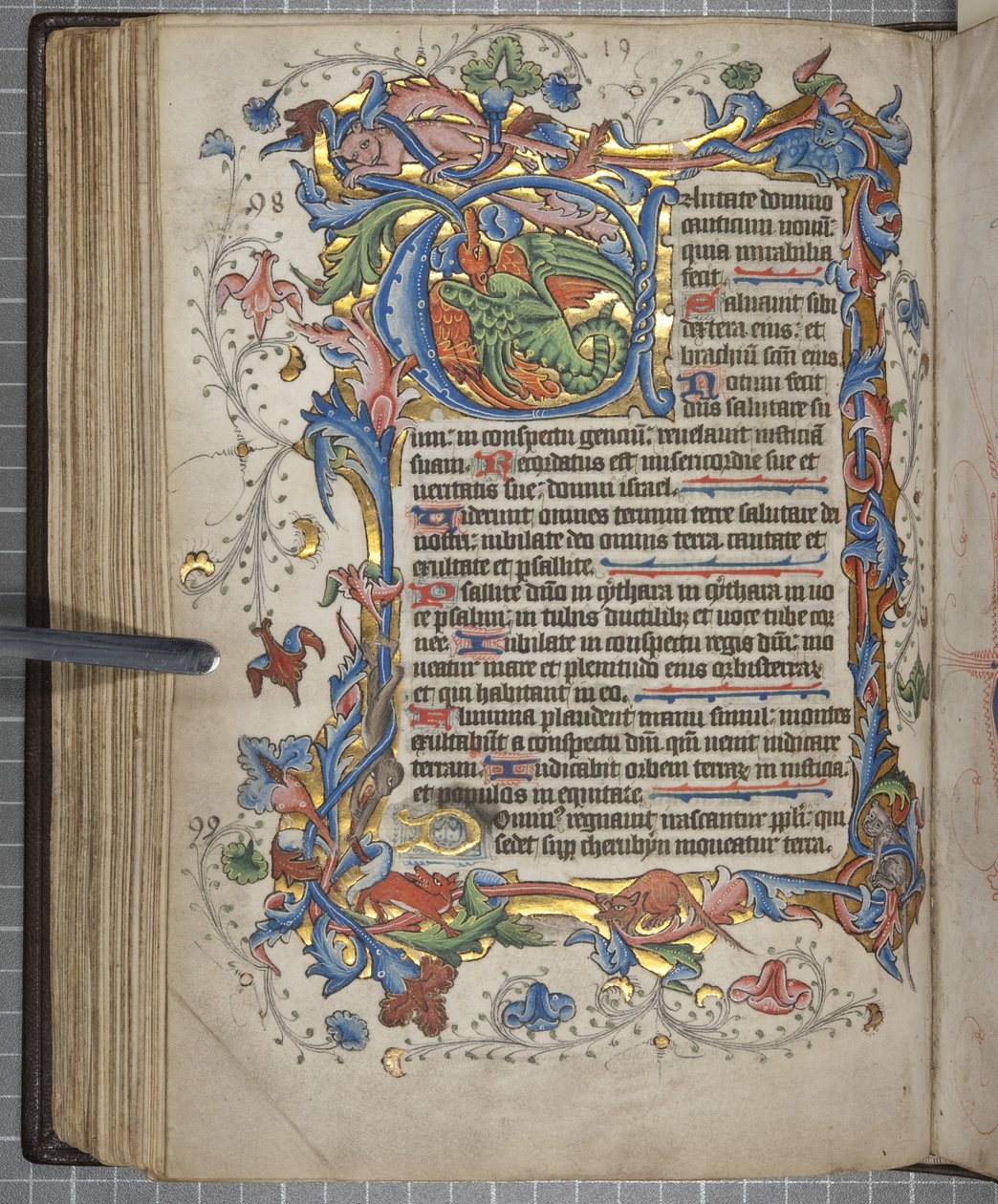 Psalter avec calendrier d