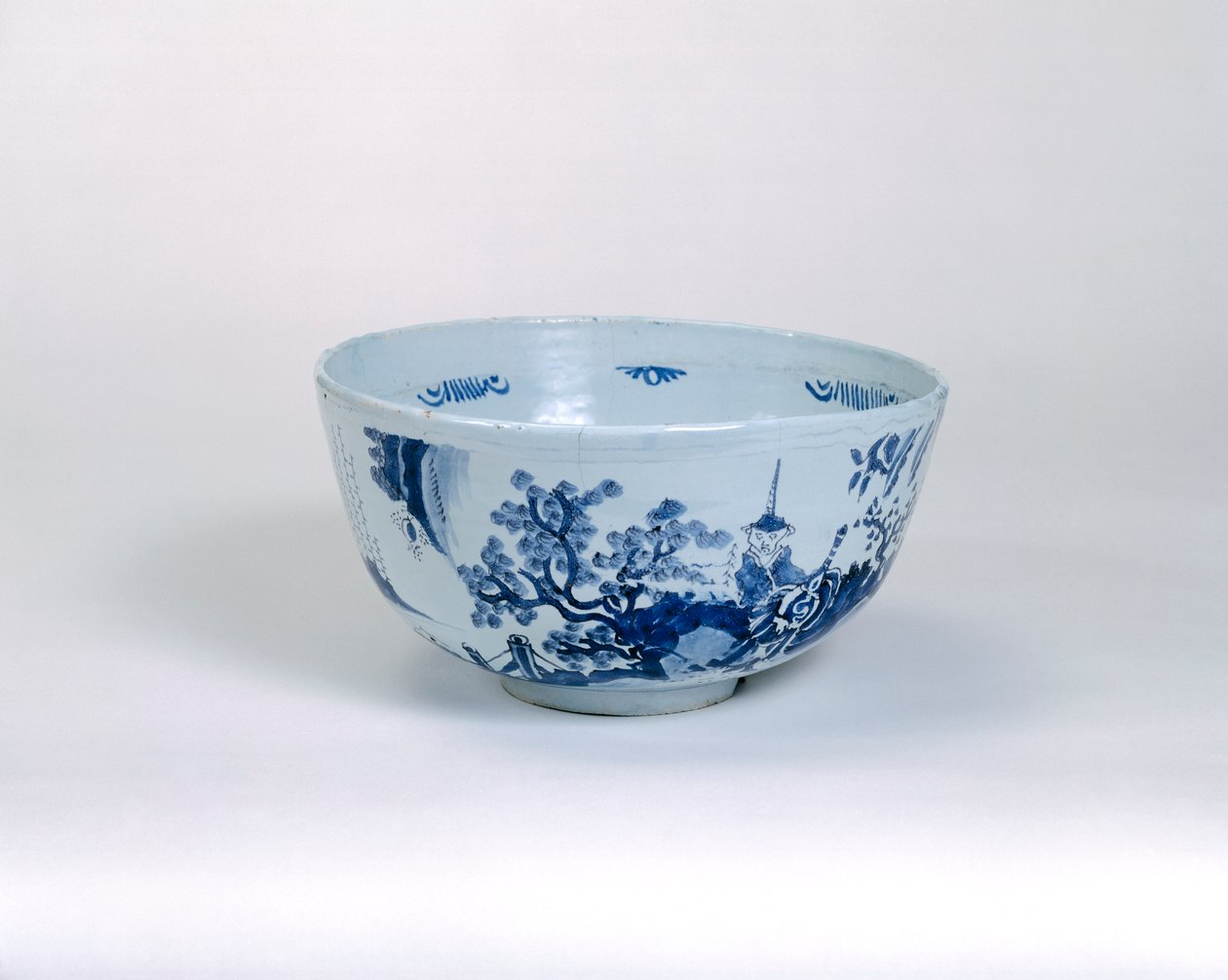Bol à punch, peut-être fabriqué à Brislington, vers 1675-1700 - English School