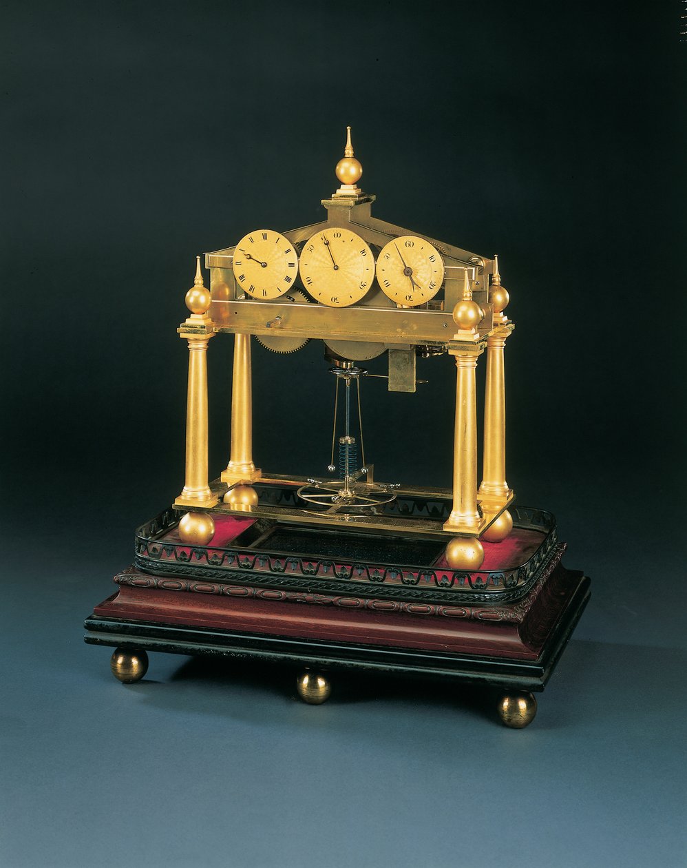 Régulateur de table Regency, attribué à John Moxon ou Sir William Congreve, vers 1820 - English School