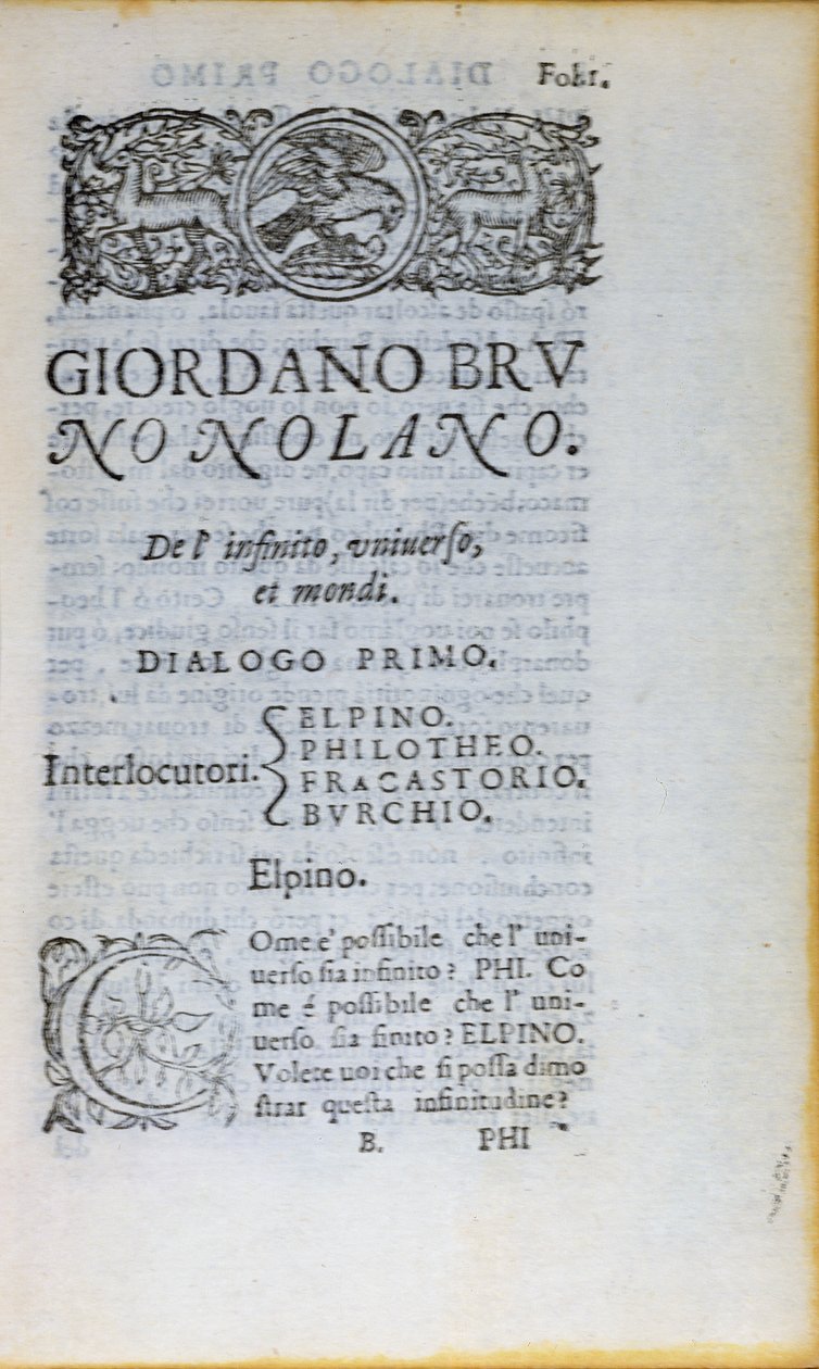 Première page de De l