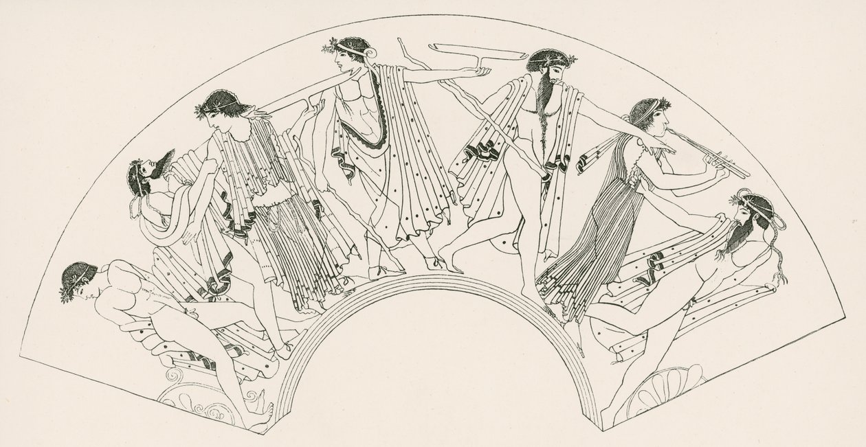 Revel de Brygos (gravure) - English School