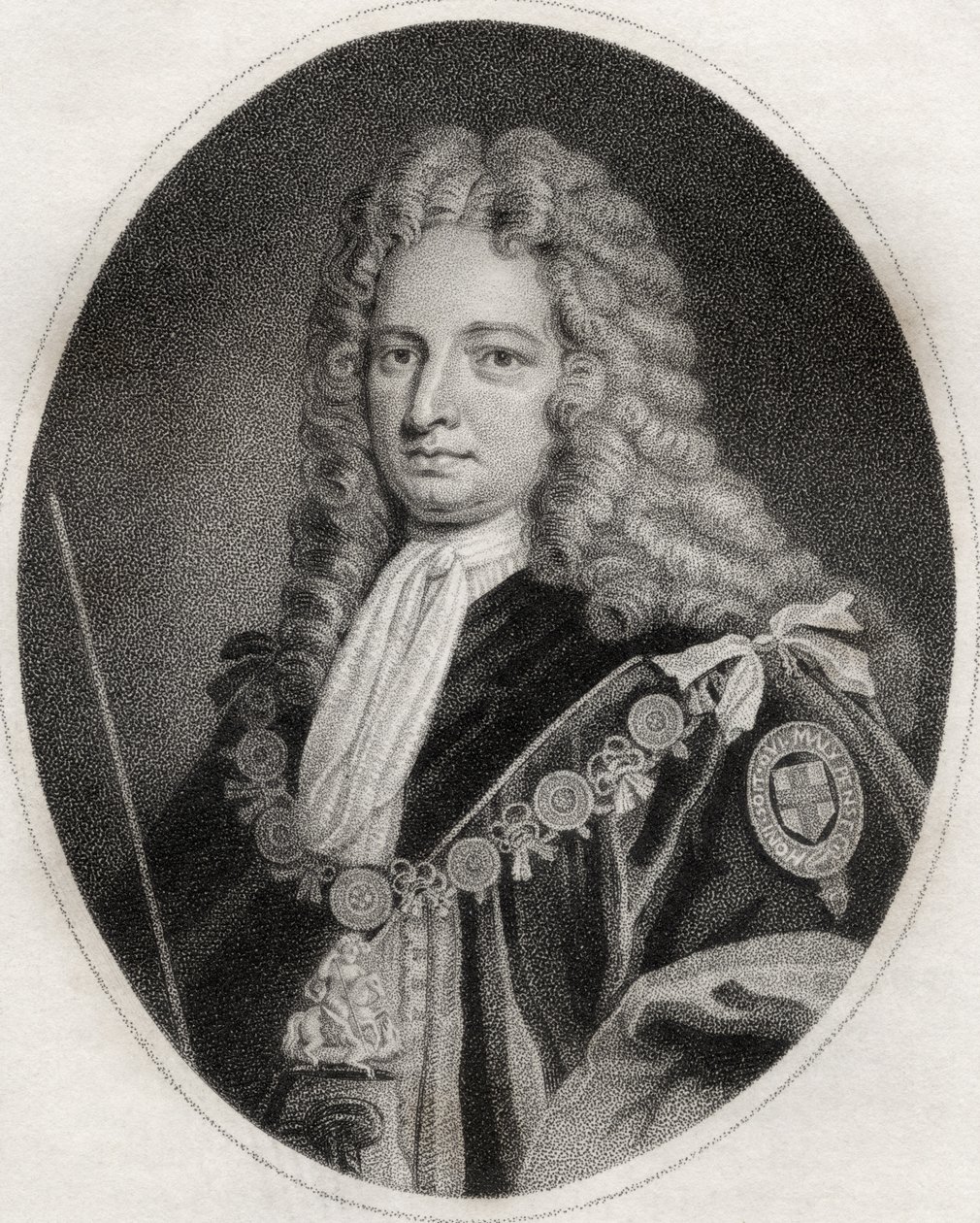 Robert Harley, gravé par Maddox, illustration de 