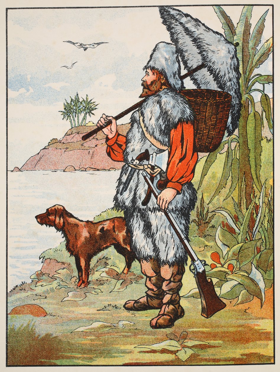Robinson Crusoé, illustration de L