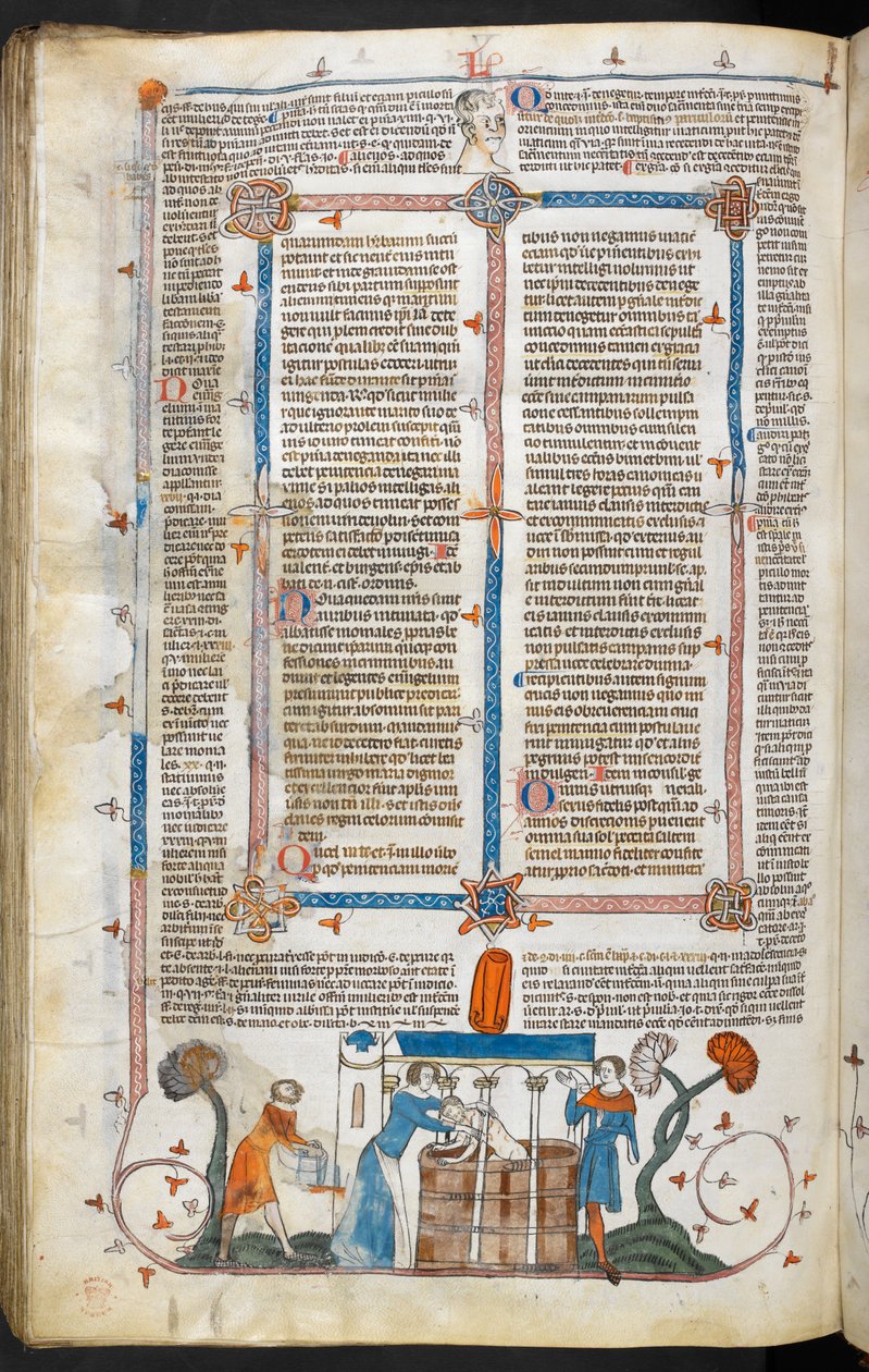 Royal MS 10 IV f.297v Bain d