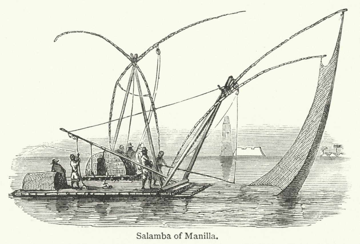 Salamba de Manille (gravure) - English School