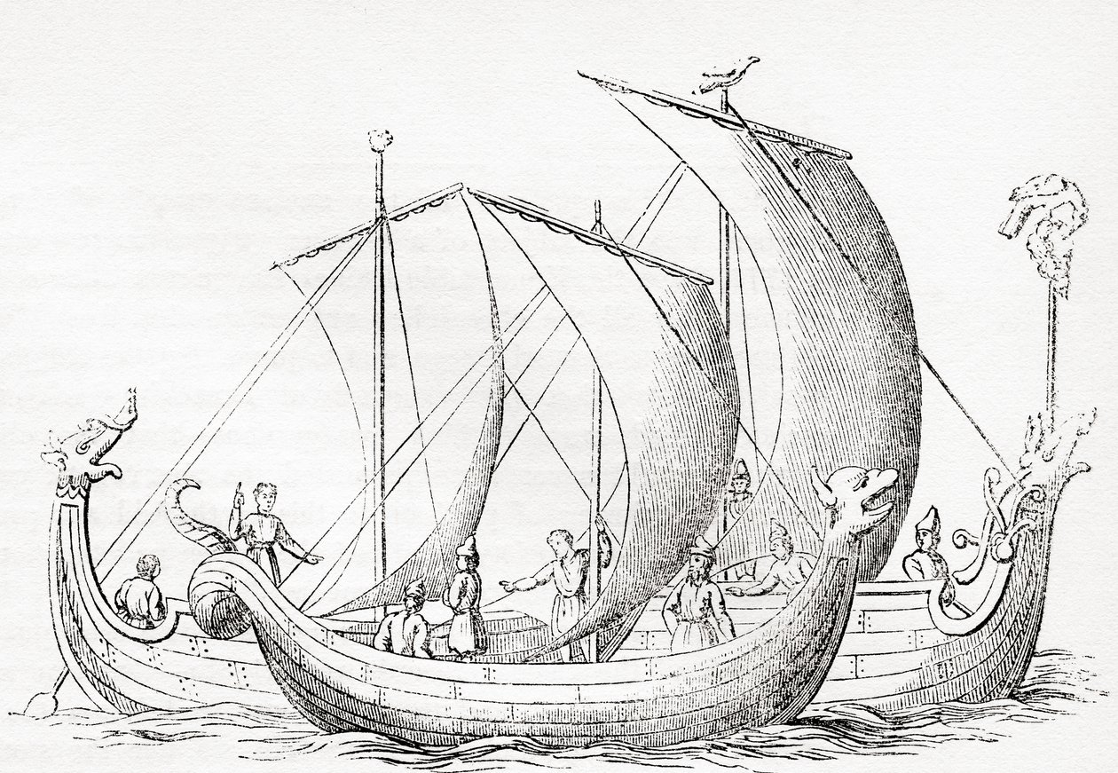 Navires saxons, d