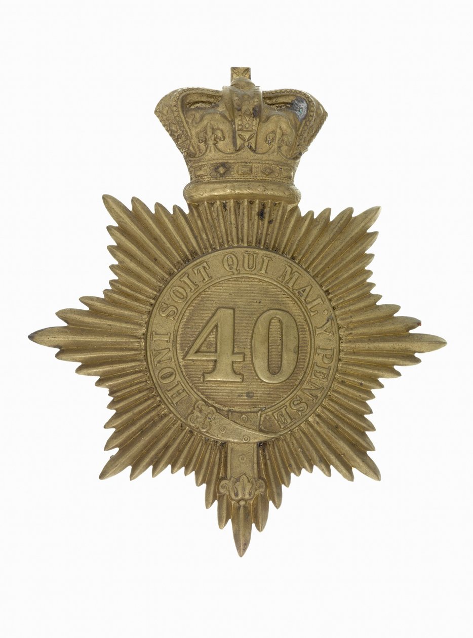 Plaque de shako - English School