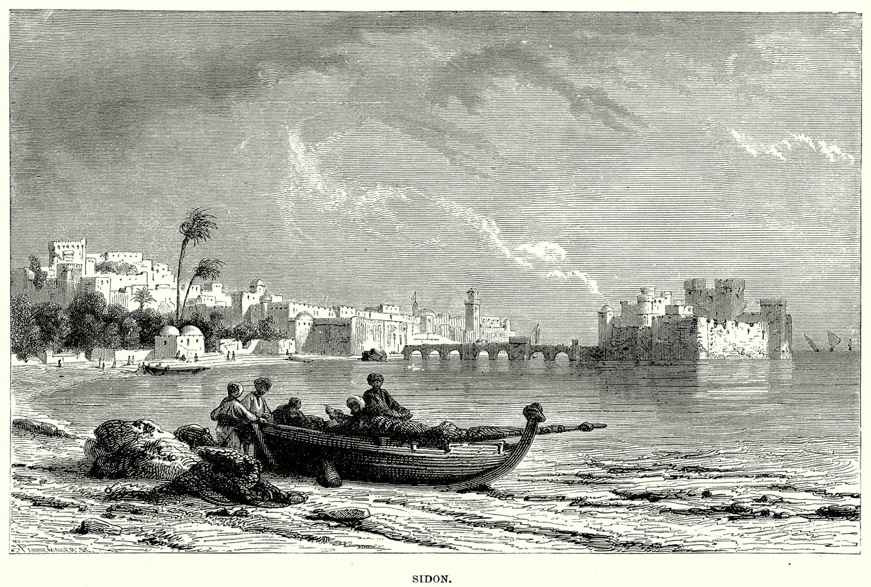 Sidon (gravure) - English School