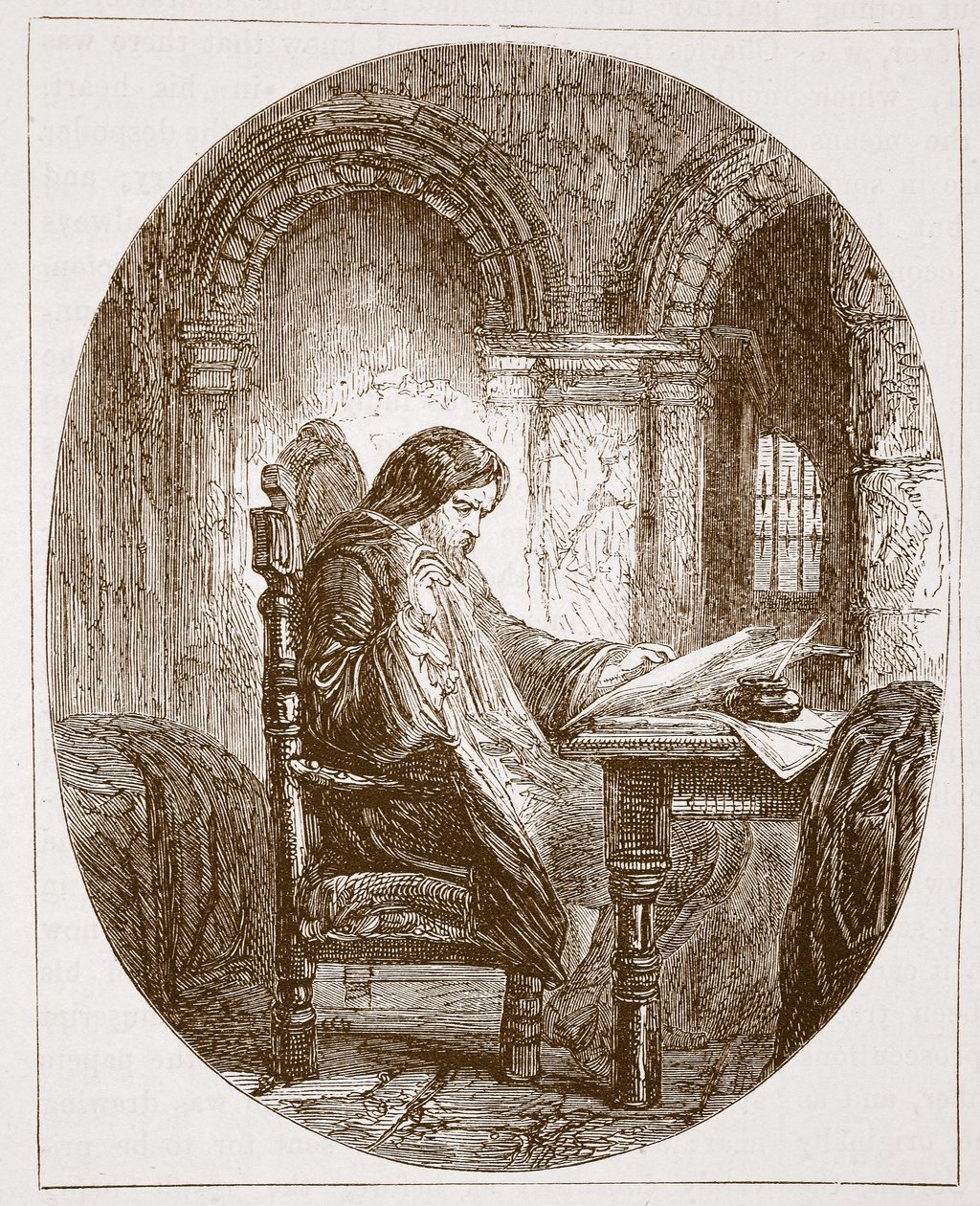 Sir John Eliot en prison - English School