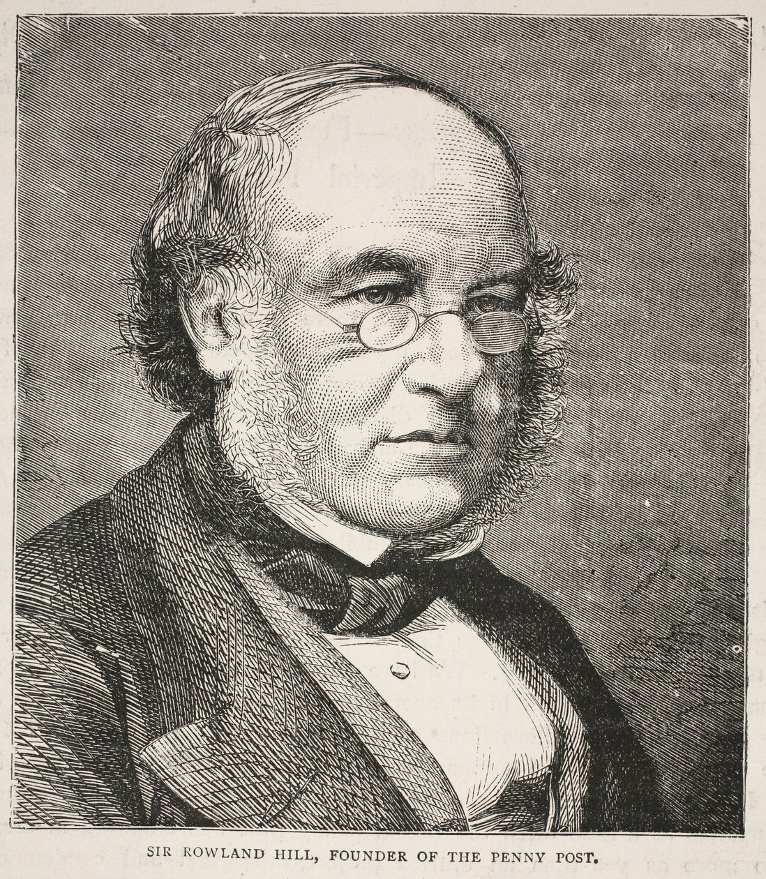 Sir Rowland Hill, fondateur du Penny Post - English School