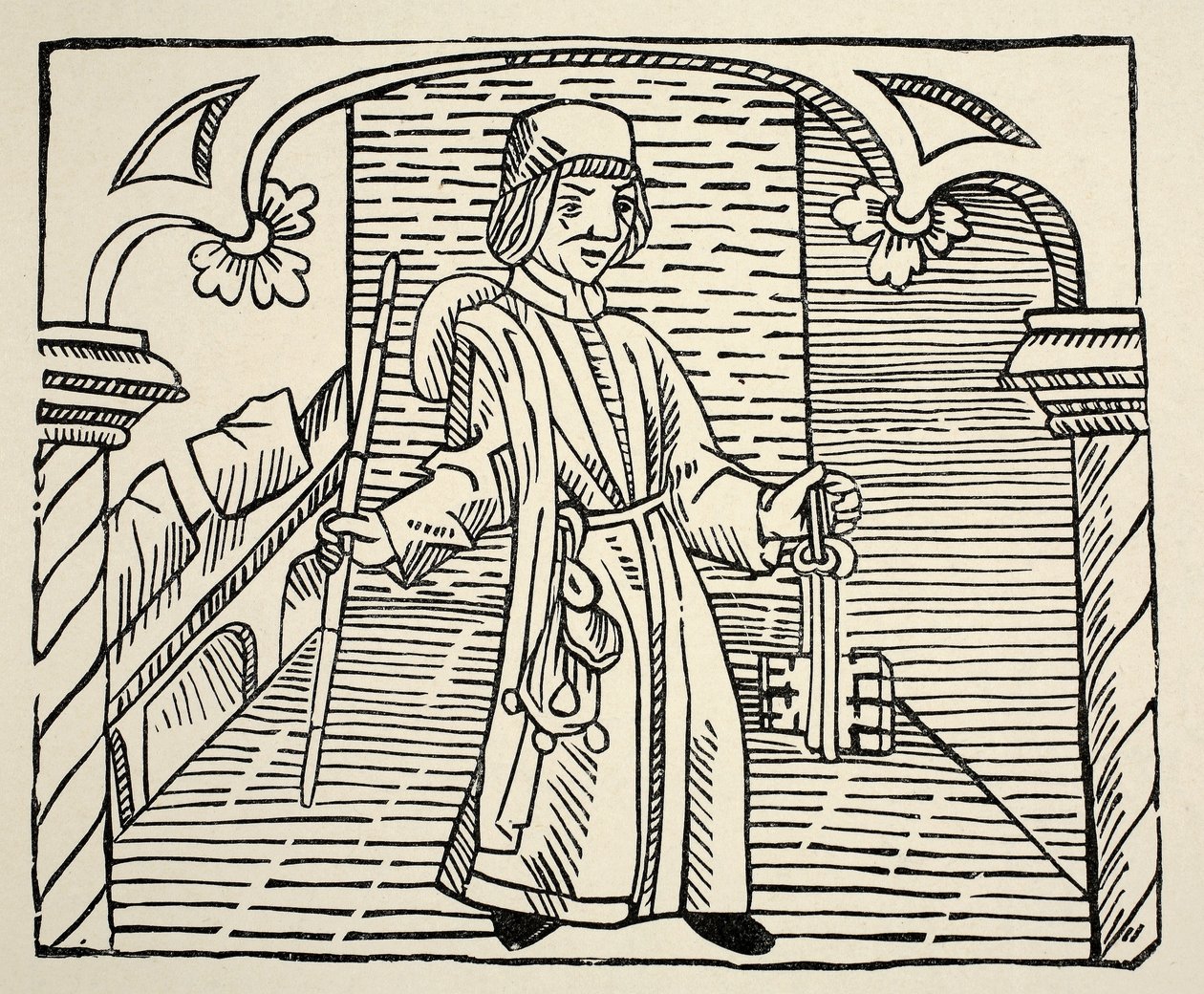 Smith, du Game of Chess par William Caxton, pub. 1480 - English School