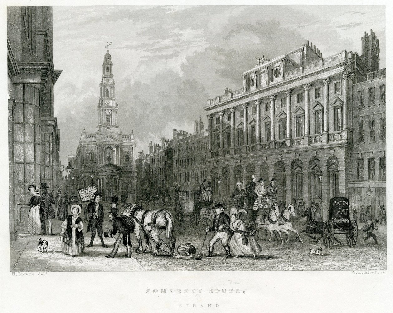 Somerset House, Strand - English School