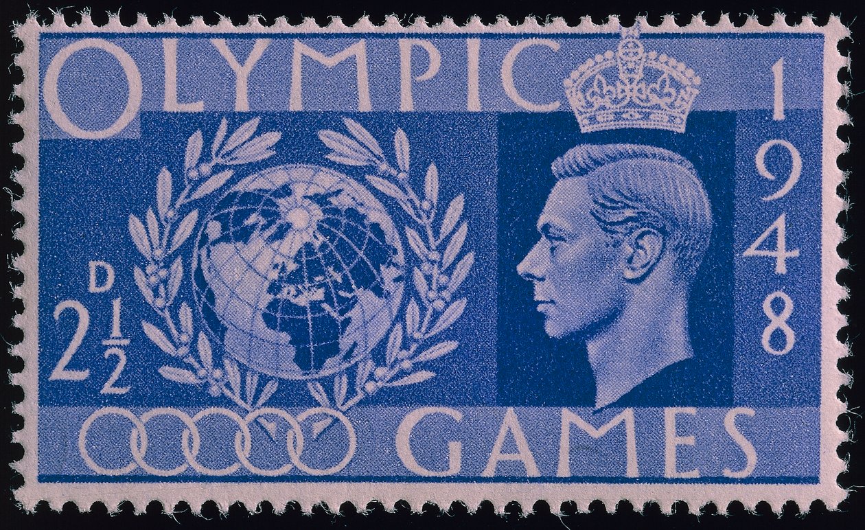 Timbre commémorant les Jeux Olympiques de Londres 1948 - English School