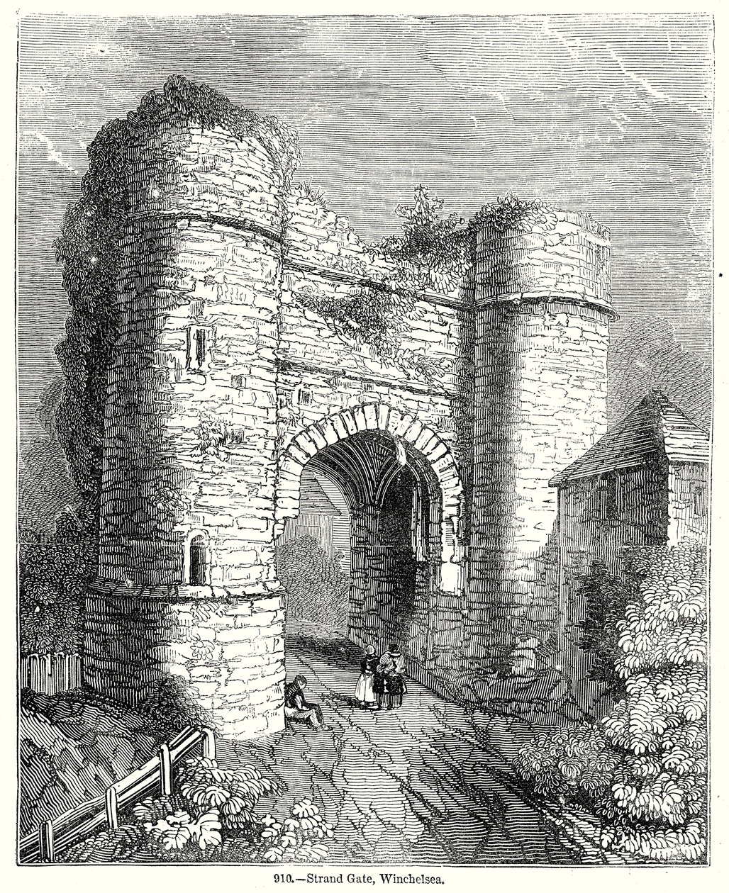 Strand Gate, Winchelsea (gravure) - English School