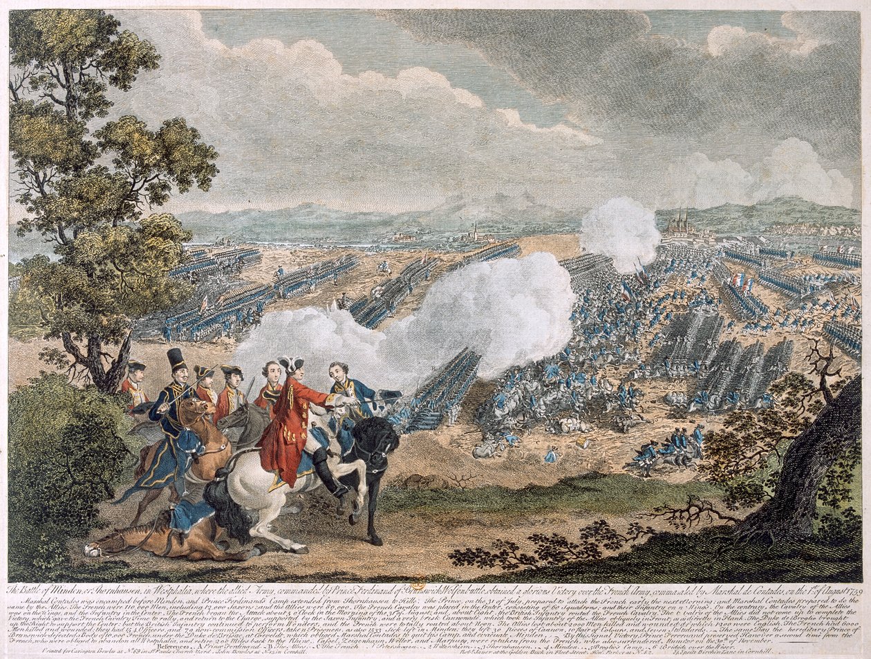 La Bataille de Minden - English School
