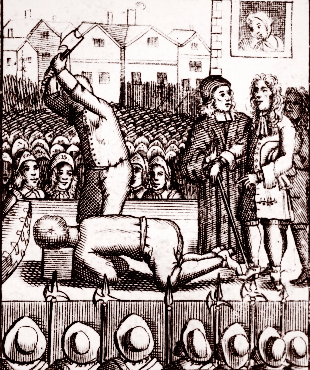 La Décapitation du Duc de Monmouth à Tower Hill, 15 juillet 1685 - English School