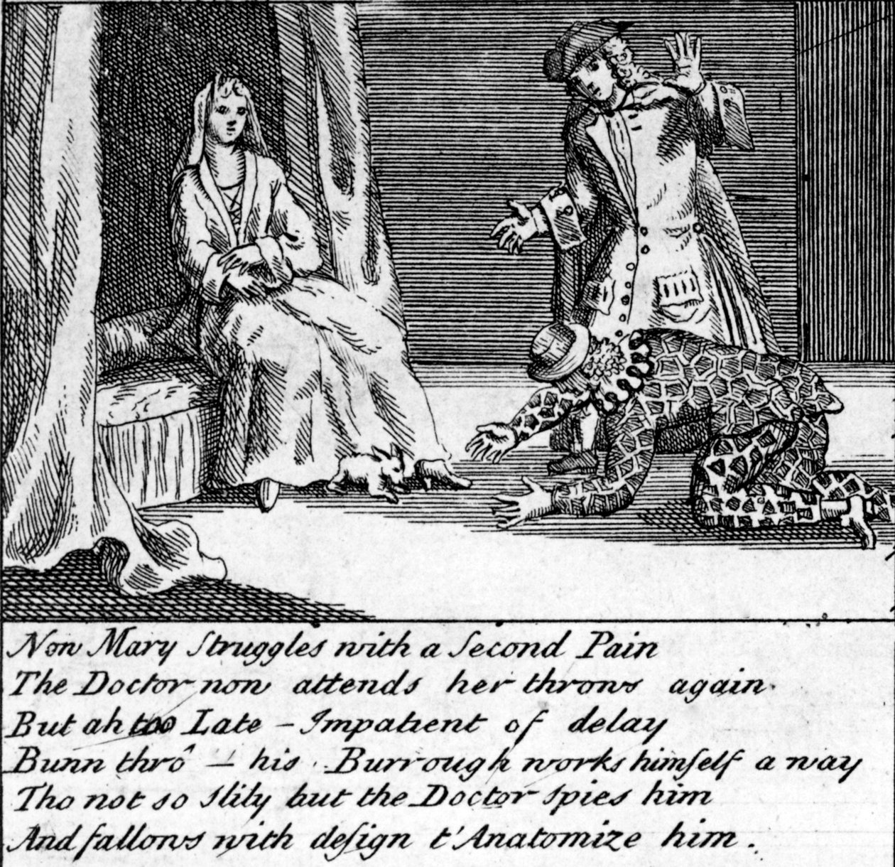 Le docteur en travail, ou le nouveau Whim Wham de Guildford, c.1726 - English School