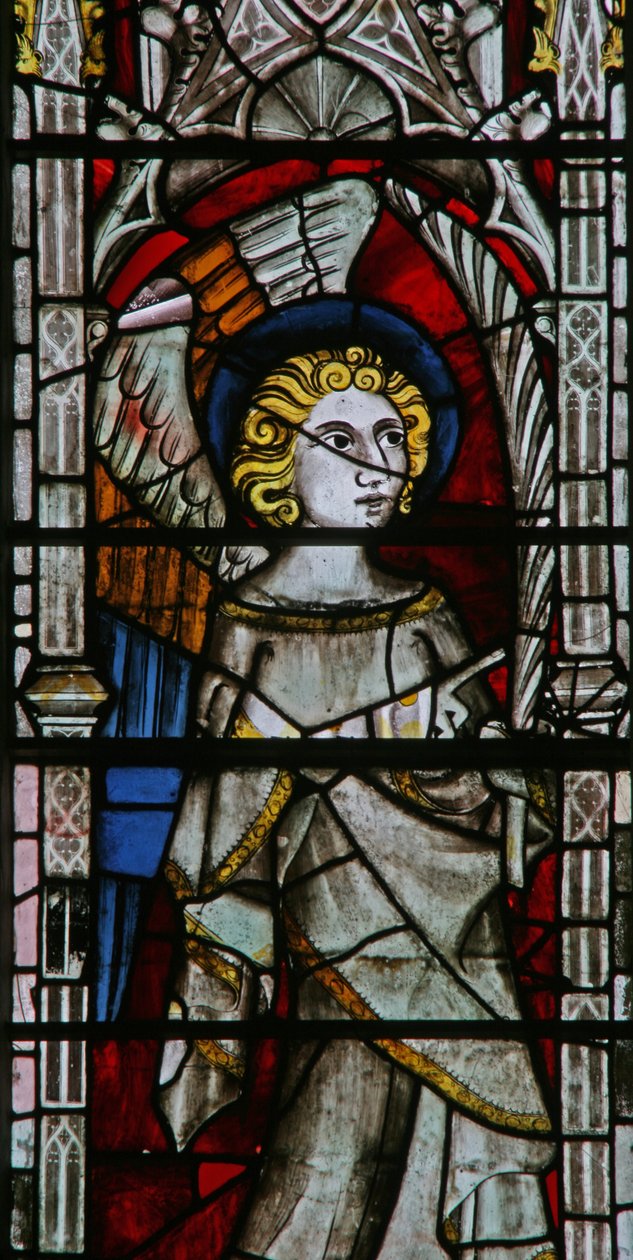 La fenêtre Est (Ew) représentant un ange - English School