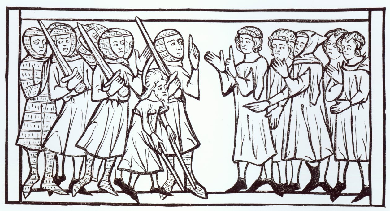 Les Envoyés du Soudan, illustration de Science et Littérature au Moyen Âge et à la Renaissance, écrit et gravé par Paul Lacroix, 1878 - English School