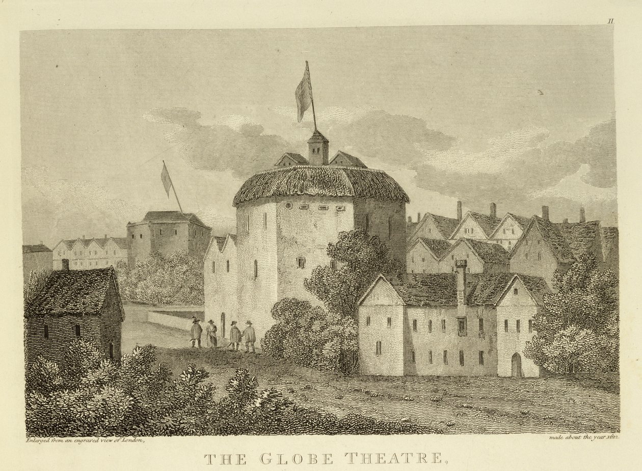 Le Théâtre du Globe sur Bankside tel qu