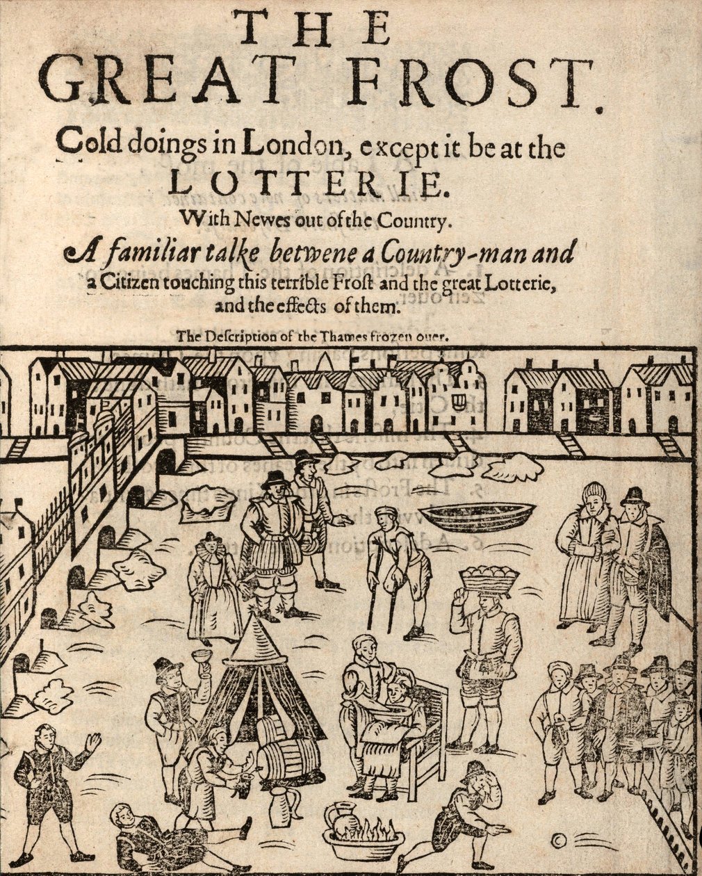 Le Grand Gel, Londres, 1608 - English School
