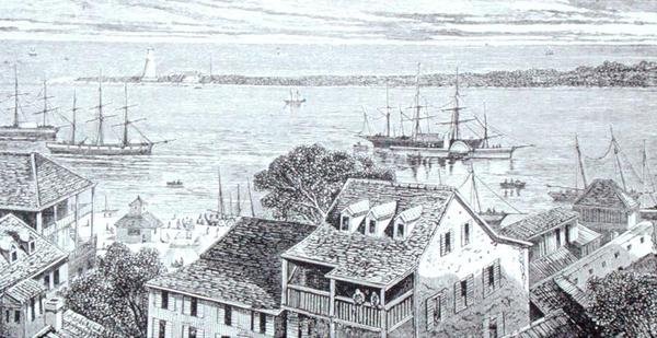 Le port de Nassau, de 