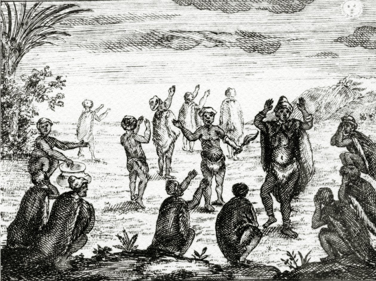 Les Hottentots adorent la Lune, illustration de 