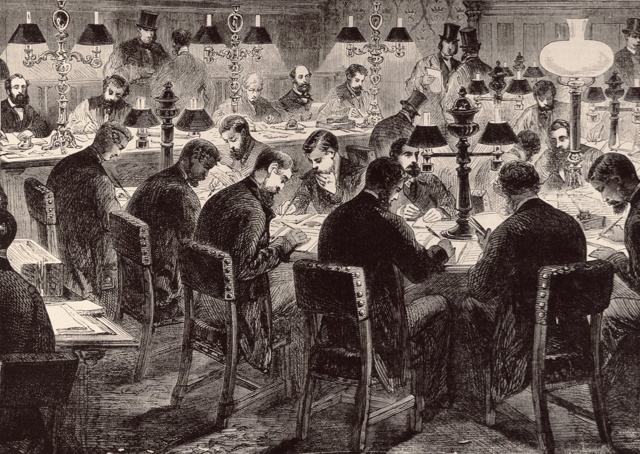 La Chambre des Communes : La Salle des Reporters, de 