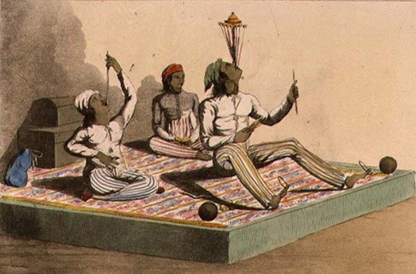 Les jongleurs indiens, octobre 1813, de 