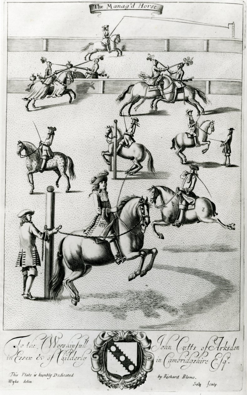 Le cheval dressé, de 