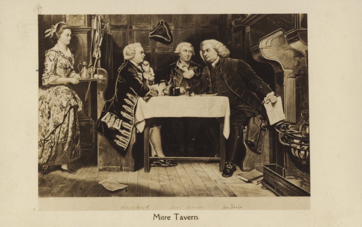 The Mitre Tavern (litho) - English School