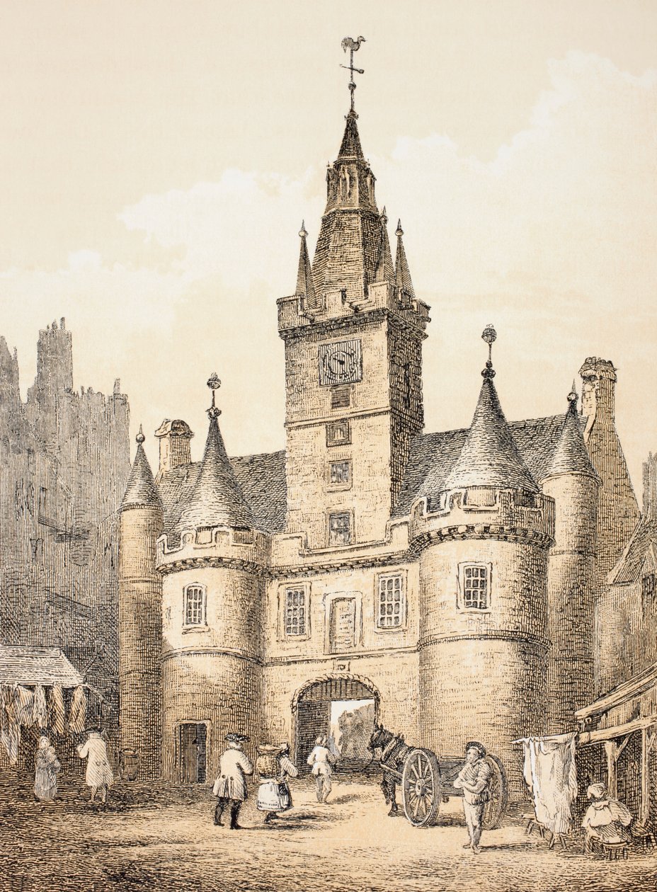 La porte de Netherbow, Édimbourg, de 