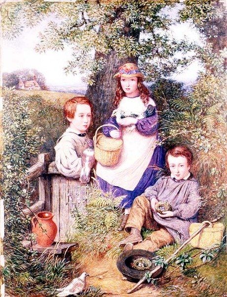 La famille Prator sous un arbre - English School