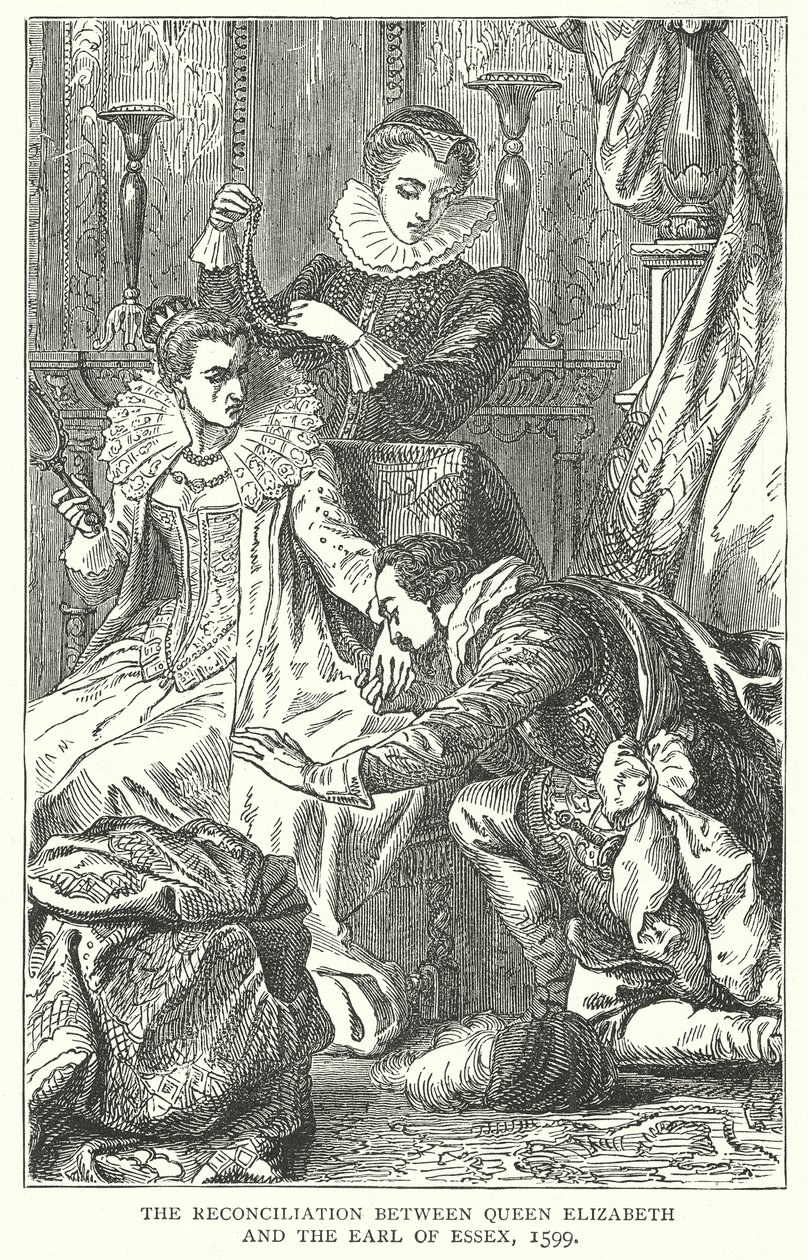 La réconciliation entre la reine Élisabeth et le comte d