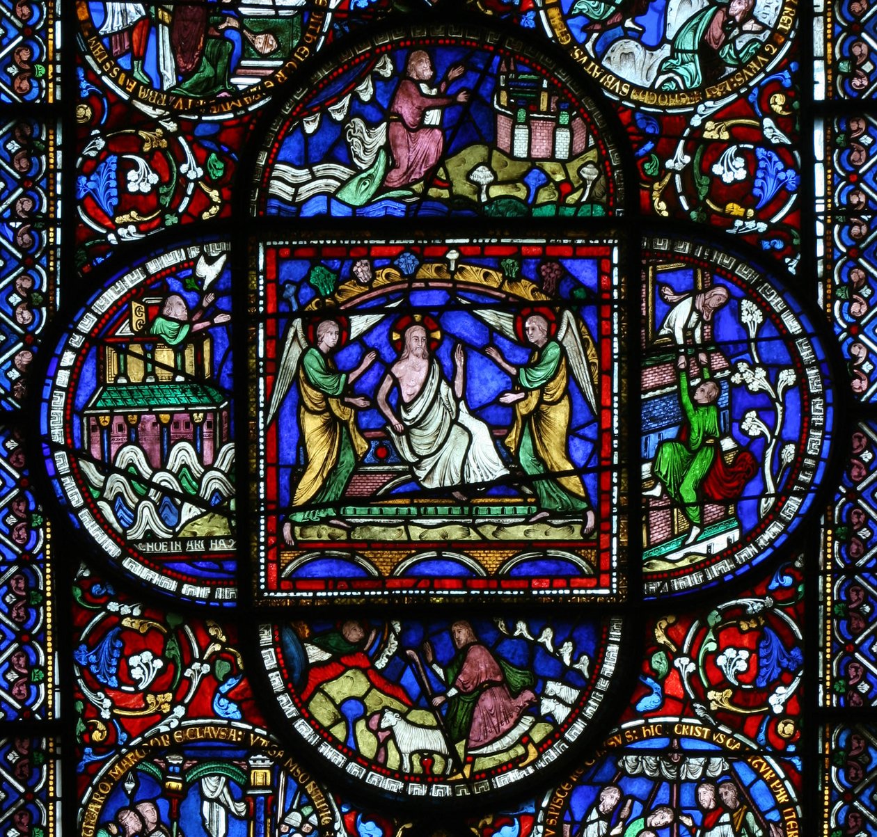 La Résurrection, Cathédrale de Canterbury - English School