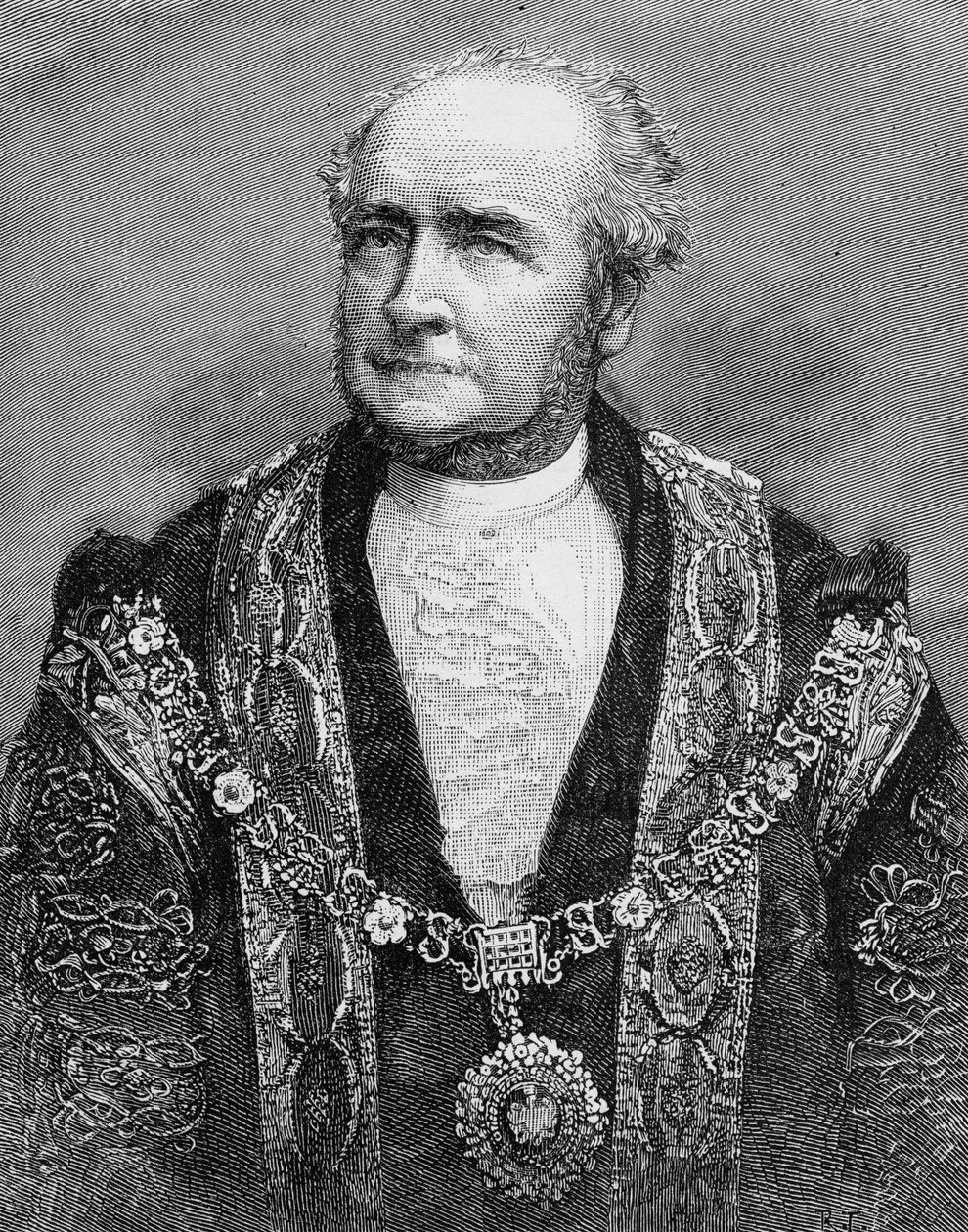 Le très honorable échevin G. S. Nottage, le nouveau lord-maire de Londres, illustration de 