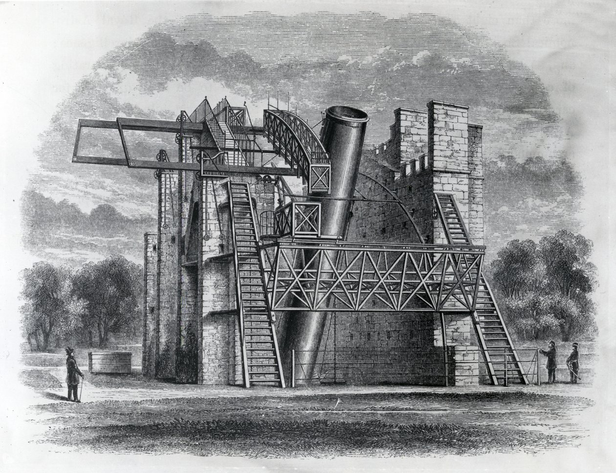 Le télescope de Rosse, 1845 - English School