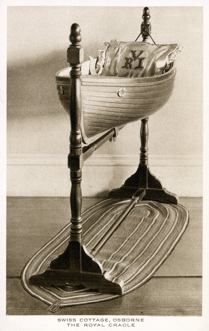 Le berceau royal, Swiss Cottage, Osborne House, Île de Wight, vers 1893 - English School