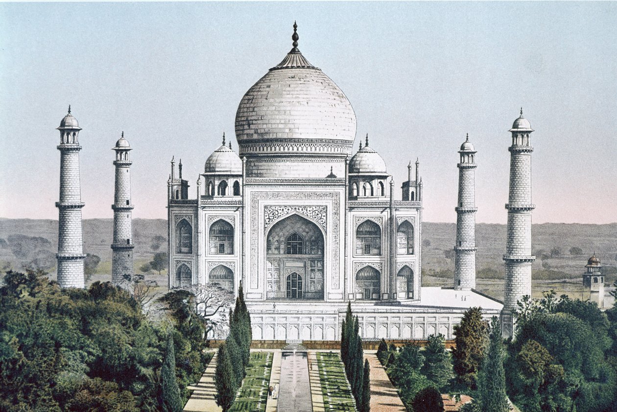 Le Taj Mahal à Agra - English School
