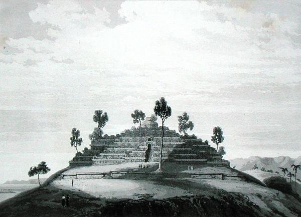 Le temple de Boro Bodo dans le district de Boro à Kedu, de 