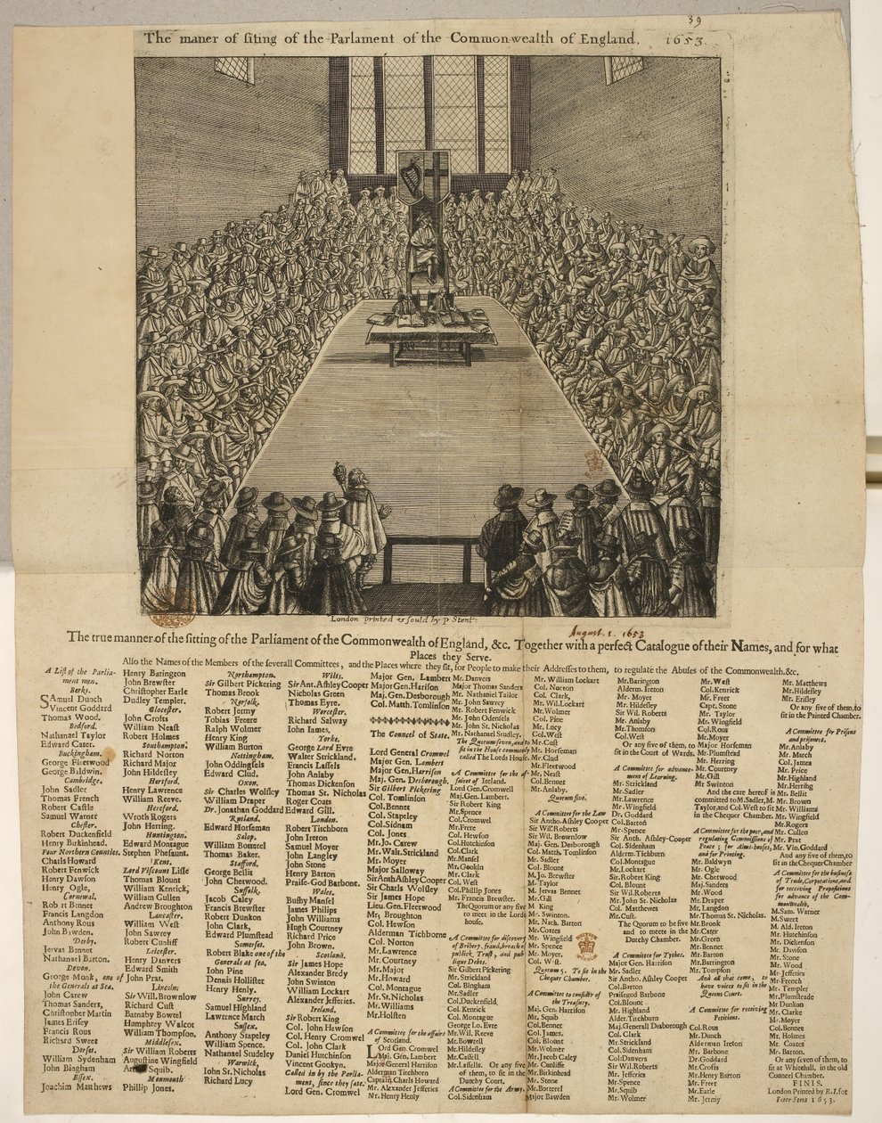 La véritable manière de la séance du Parlement du Commonwealth d
