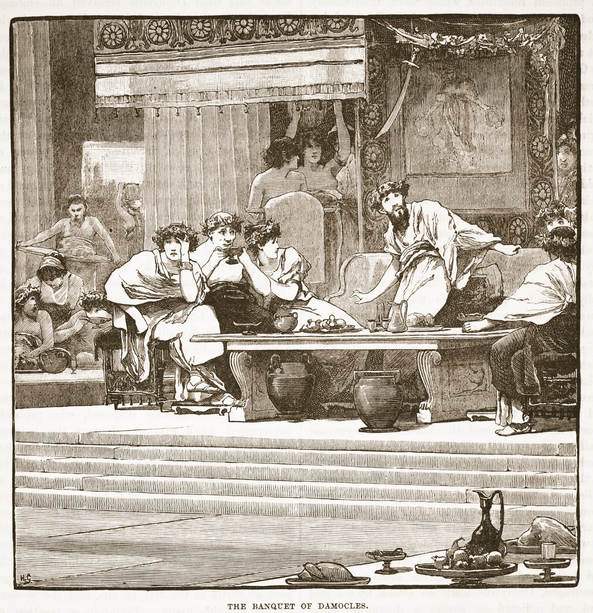 Le banquet de Damoclès - English School