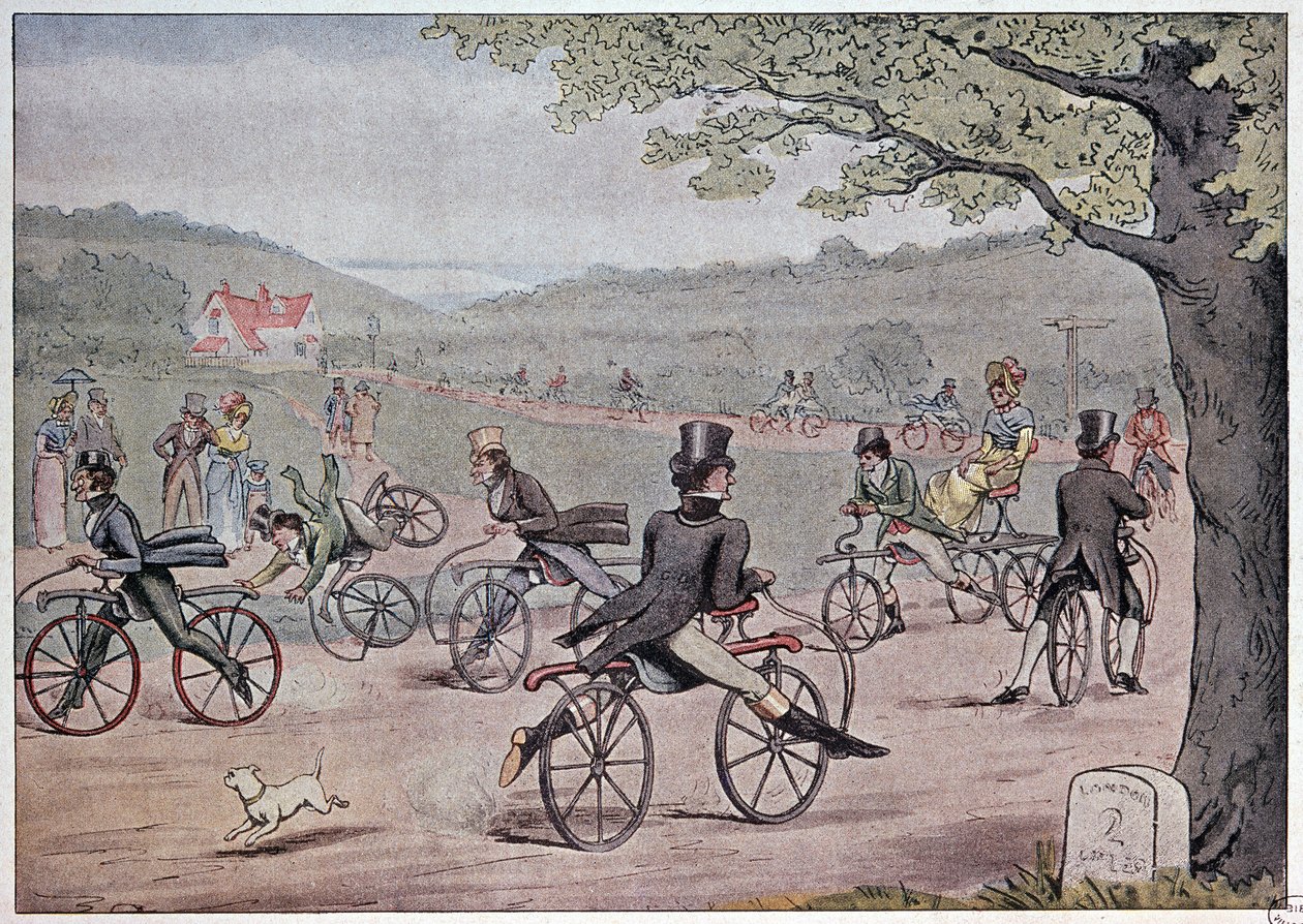 Le vélo en 1819 - d