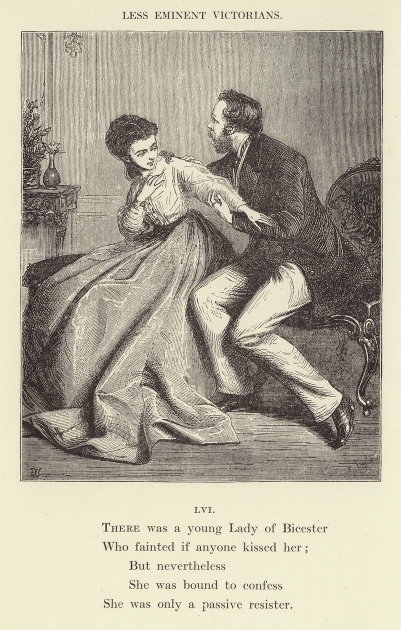 Il y avait une jeune femme de Bicester (gravure) - English School